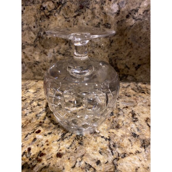 Vintage Signed Cartier Cut Crystal Cordial Glass/Mini Brandy Snifter 4.5" - Picture 5 of 7